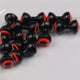 black w/ fl. orange & black