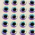 3D Adhesive Holographic Eyes