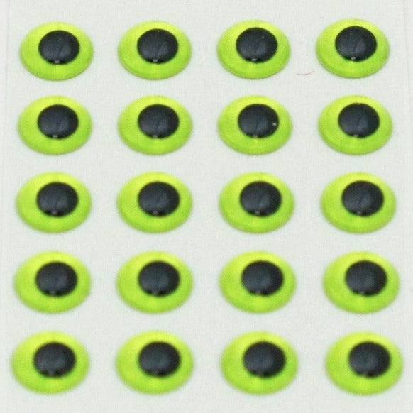3D Adhesive Holographic Eyes
