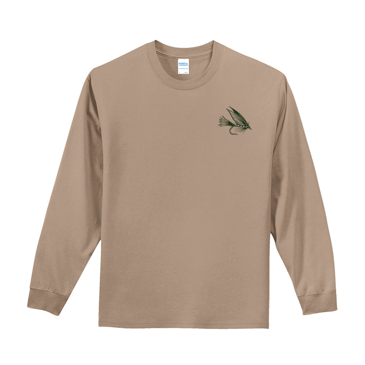 Signature Long Sleeve Tee in Sand - J. Stockard Fly Fishing