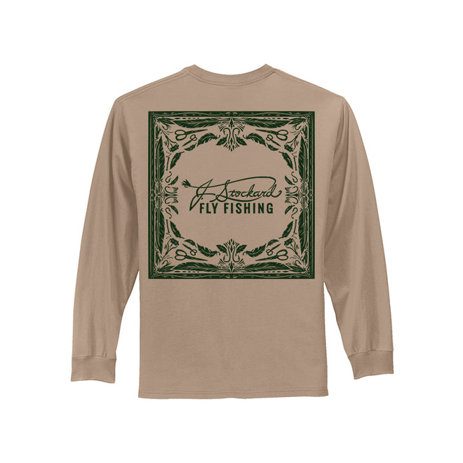 Signature Long Sleeve Tee in Sand - J. Stockard Fly Fishing