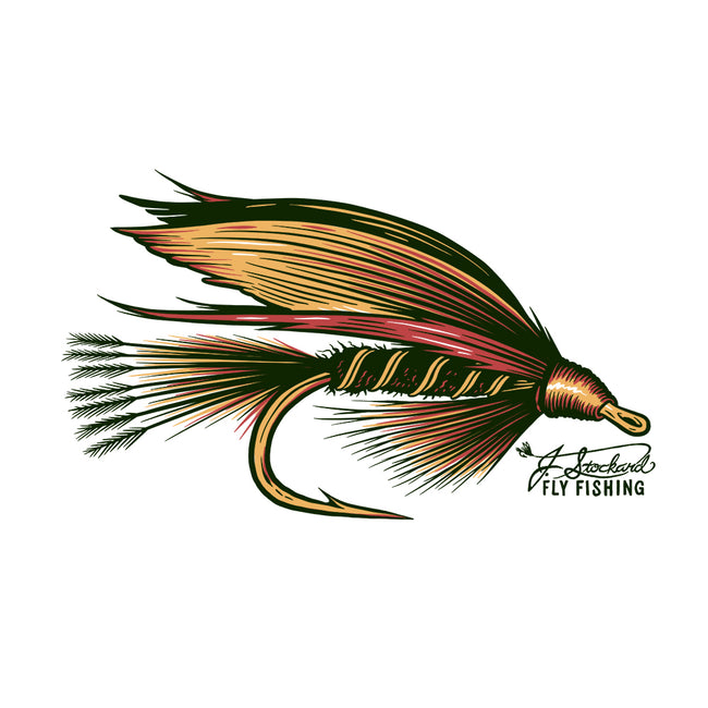 Signature Tee w/ Winged Wet Fly - J. Stockard Fly Fishing