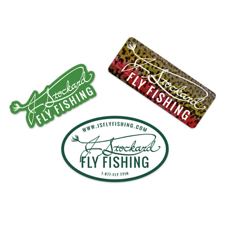 Signature Logo Sticker 3-Pack - J. Stockard Fly Fishing