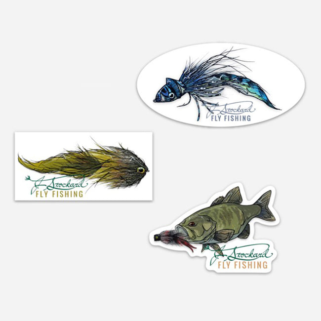Signature Stickers 3-Pack - J. Stockard Fly Fishing
