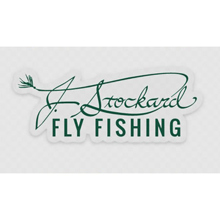 Signature Sticker with Clear Backing - J. Stockard Fly Fishing