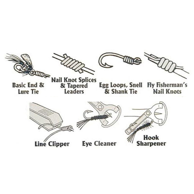 Tie-Fast Magnum COMBO Tool - silver - J. Stockard Fly Fishing