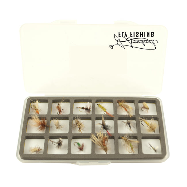 Slim Fly Box w/ Compartments - J. Stockard Fly Fishing
