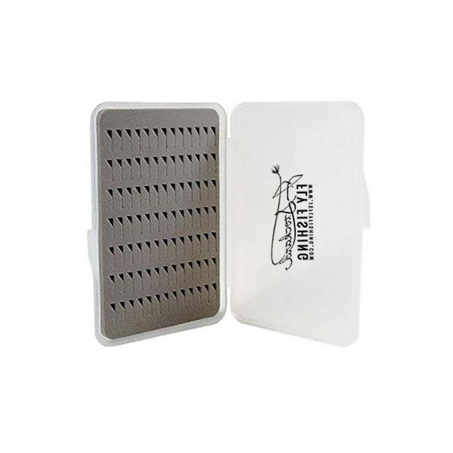 Slim Fly Box w/ Slit Insert - J. Stockard Fly Fishing