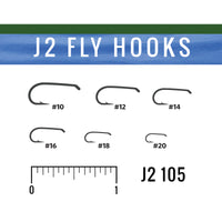 J2 105 Dry Fly Hook - J. Stockard Fly Fishing