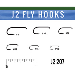 J2 207 Heavy Wet Fly Hook - J. Stockard Fly Fishing