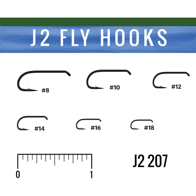 J2 207 Heavy Wet Fly Hook - J. Stockard Fly Fishing