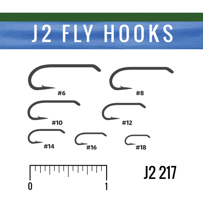J2 217 Traditional Nymph Hook - J. Stockard Fly Fishing