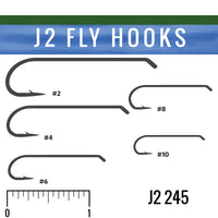J2 245 4X Long Streamer Hook - J. Stockard Fly Fishing