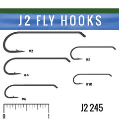 J2 245 4X Long Streamer Hook - J. Stockard Fly Fishing