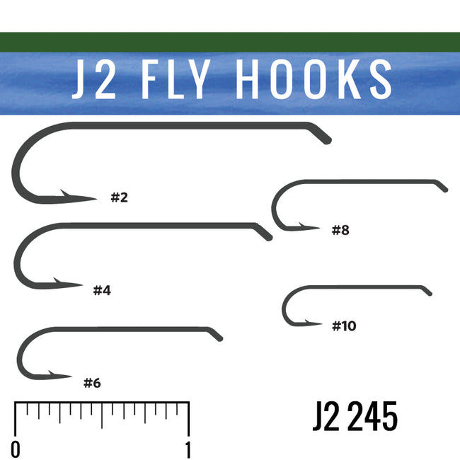 J2 245 4X Long Streamer Hook - J. Stockard Fly Fishing