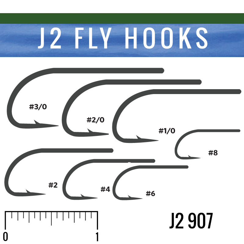 J2 907 Saltwater Fly Hook - J. Stockard Fly Fishing