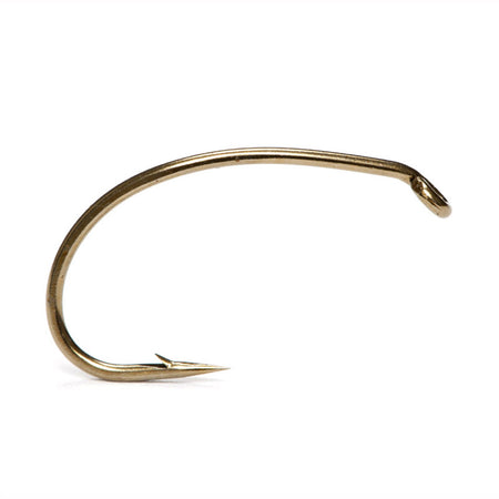 Partridge K4AY-SE Barbless Grub Straight-Eye Fly Tying Hooks – Sizes 6 To 20 – 25 Pack