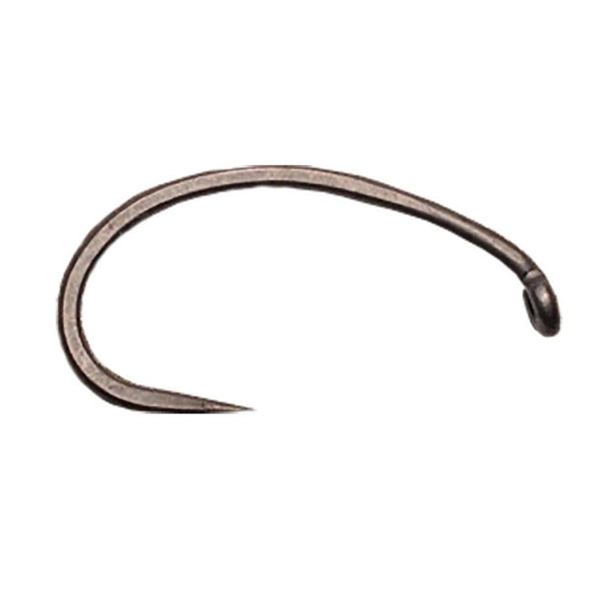 1920 Barbless Scud Fly Hook - matte bronze - J. Stockard Fly Fishing