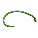 1924 Barbless Scud Fly Hook - matte green - J. Stockard Fly Fishing