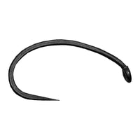 1929 Barbless Scud Fly Hook - matte black - J. Stockard Fly Fishing