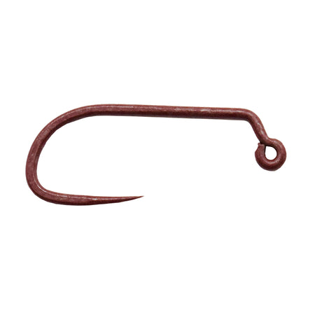 4695 60 Degree Barbless Jig Hook - Matte Brown - J. Stockard Fly Fishing