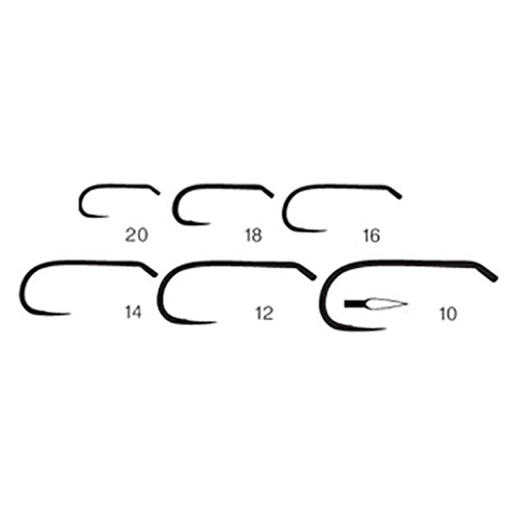 TMC 100SPBL Dry Fly Hook Hooks Tiemco J Stockard