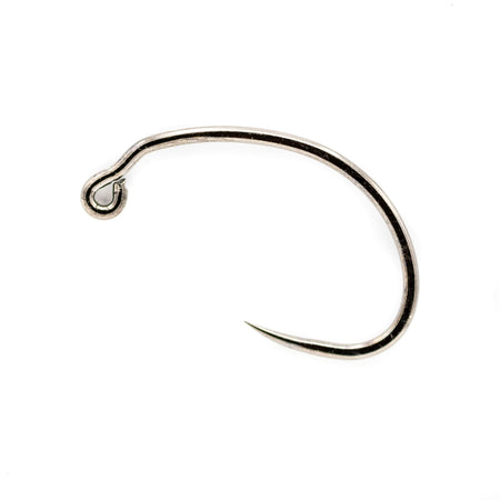 ICERIO 100 Barbed Fly Tying Hooks Barbless 60 Degree Jig Nymph Hook  Streamer Wet Dry Flies Hooks Trout Fly Fishing Hook Tackle