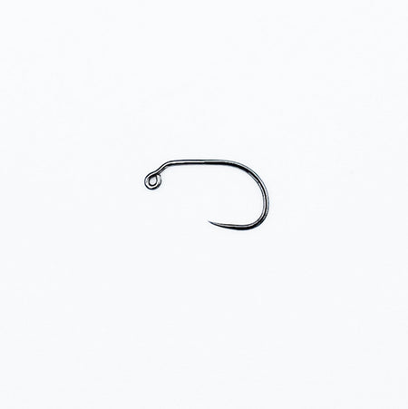  avrk Fly Fishing Euro Nymph Competition Barbless Hooks 25  Pack For Fly Tying Black Nickel Coating Strong Durable Chemically Sharpened  Jig Curve Nymph And Streamer Style