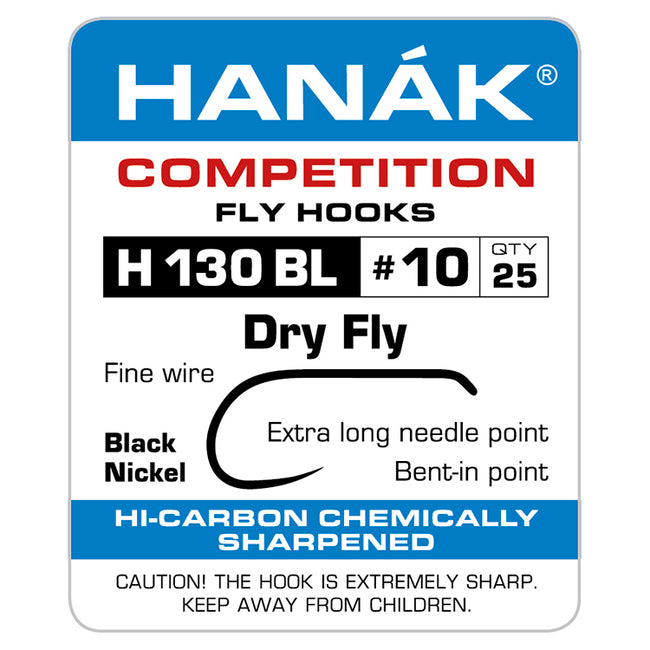 H 130 BL Dry Fly Hook - J. Stockard Fly Fishing