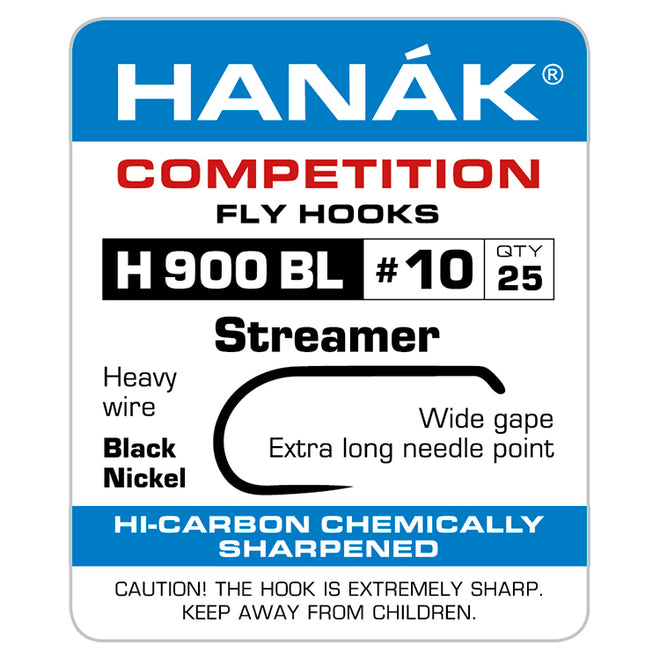 H 900 BL Streamer Fly Hook - J. Stockard Fly Fishing