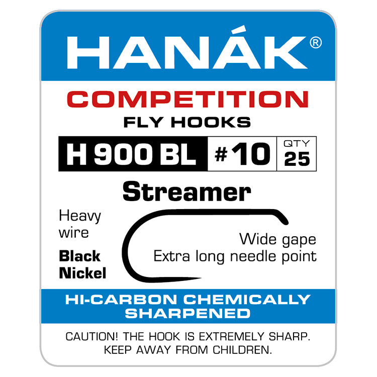 H 900 BL Streamer Fly Hook - J. Stockard Fly Fishing