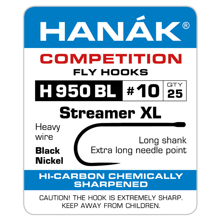 Hanak H 950 BL Streamer XL Hook Size 8