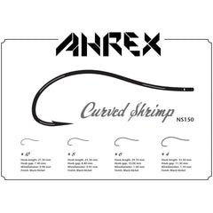 NS150 Nordic Salt Curved Shrimp Hook - J. Stockard Fly Fishing