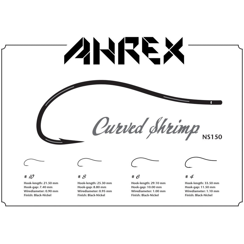 NS150 Nordic Salt Curved Shrimp Hook - J. Stockard Fly Fishing