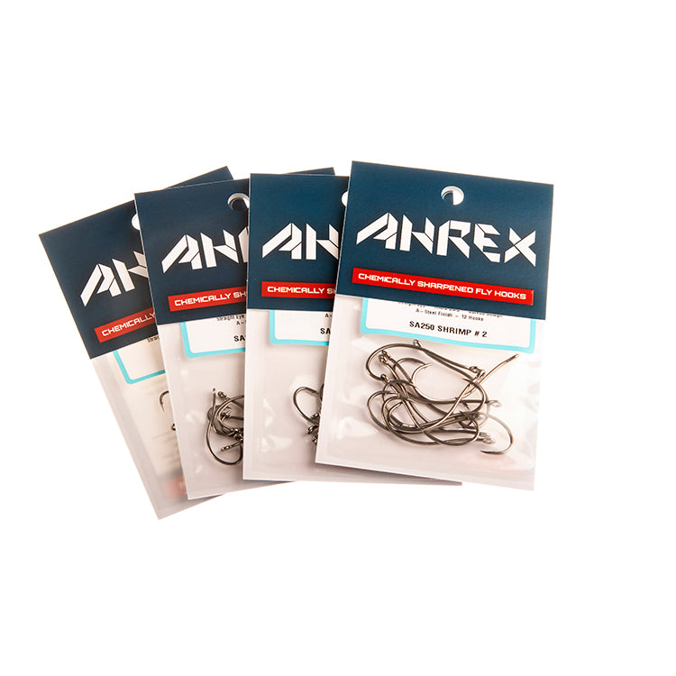 Ahrex | SA250 Shrimp Hook – For Shrimp and bend-backs– J. Stockard