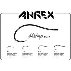SA250 Saltwater Shrimp Hook - 12 hooks - J. Stockard Fly Fishing