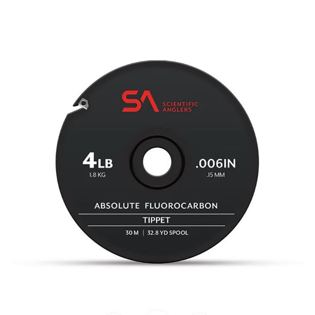 Absolute Fluorocarbon Tippet - Clear - 30 Meters