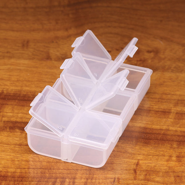 Flip Cap 6 Compartment Box