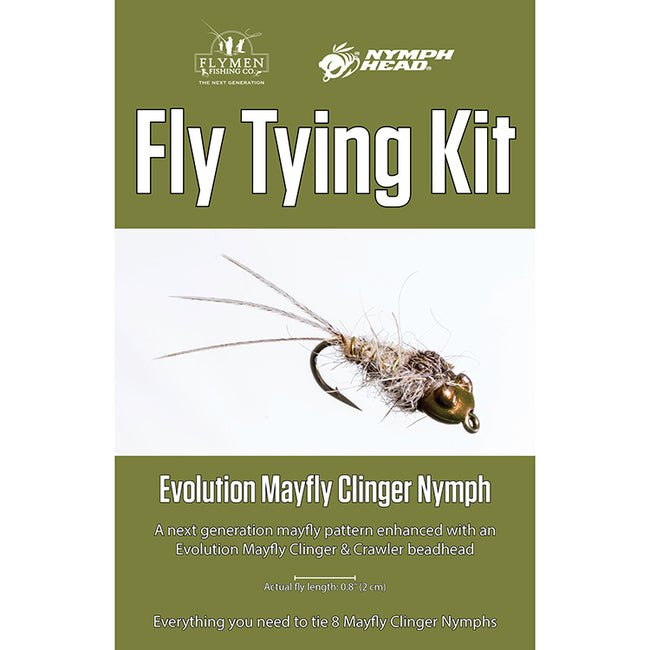 Evolution Mayfly Clinger Nymph Kit Flymen J Stockard