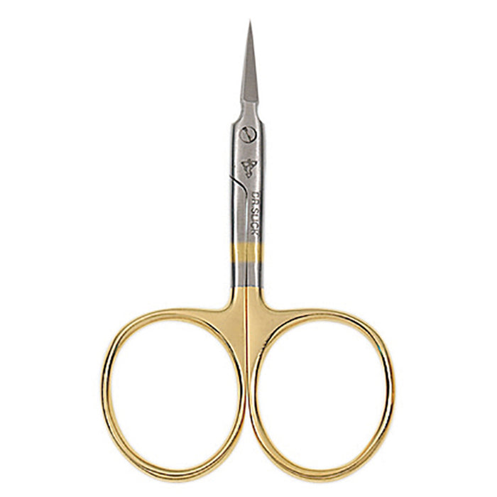 Olax Titanium Coated 4" Fly Tying Scissors - Arrow Point Extremely Sharp For Fishing & Sewing