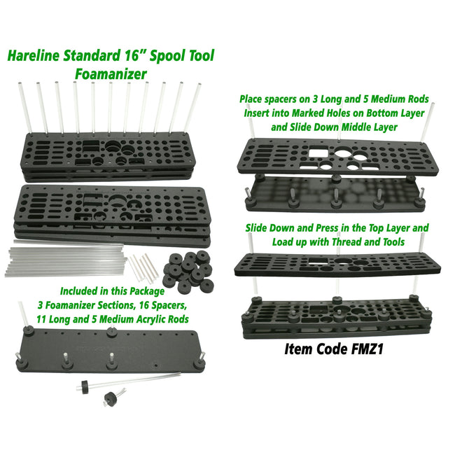 Foamanizer Standard Spool & Tool Module, 16"