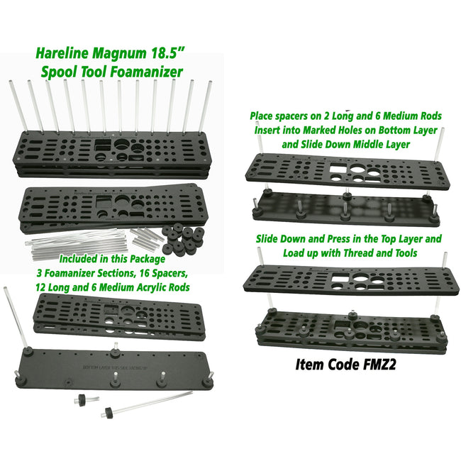 Foamanizer Magnum Spool & Tool Module, 18.5"