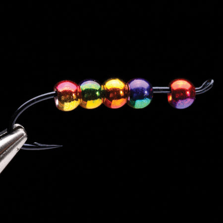 Rainbow MultiHued Brass Beads