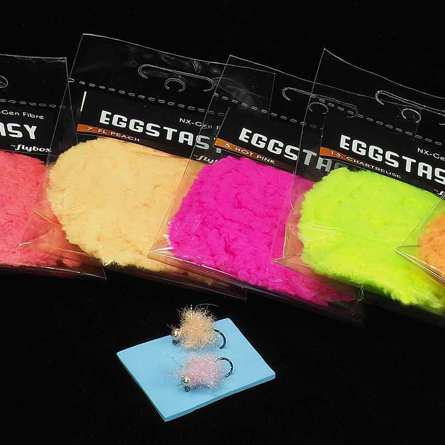 Boilies 10 Mm Eggstacy Bleeding Damsel Forelle Fly – 6 Stück Barbless Haken Gr. 10 Fürs Fliegenfischen Forelle Fliege Größe 10