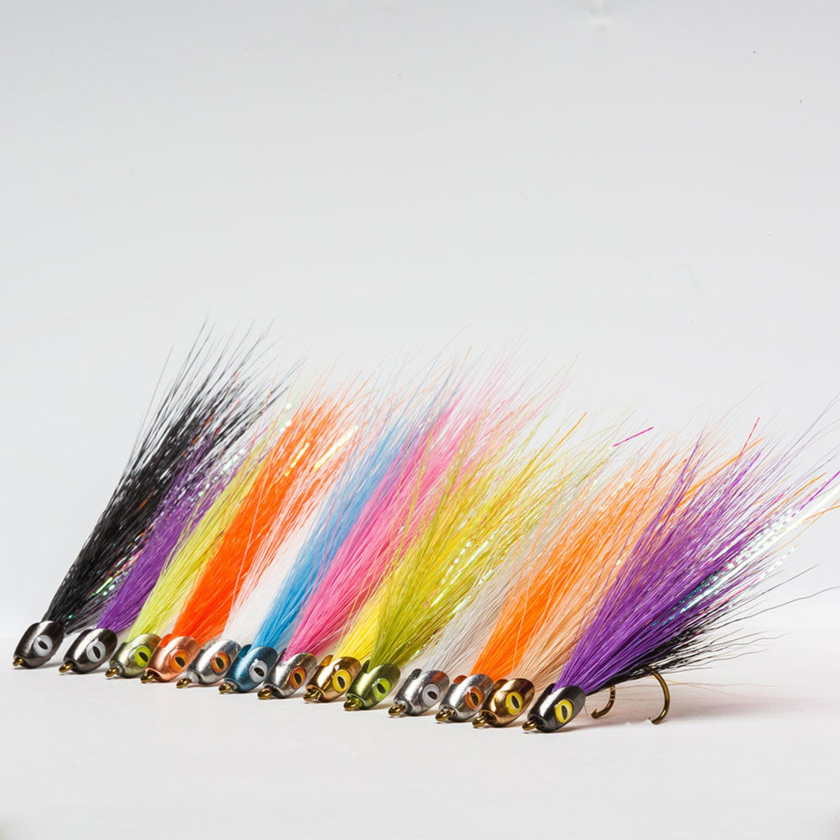 Fish-Skull Faux Bucktail Flymen Fishing J Stockard