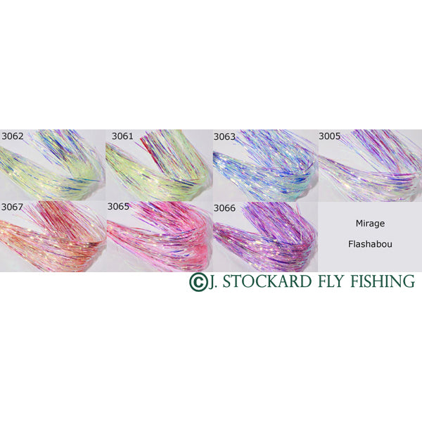 URANUS「Mirage」 シド fuzzy knot Mirage Tinsel | Fly Tying Thread | Wapsi | J Stockard