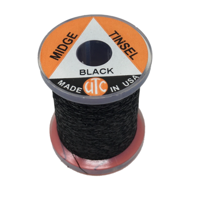 C&F Design Bobina Fly Tying 61L Midge/Lunga 19G - Aluminium Nero, Giappone
