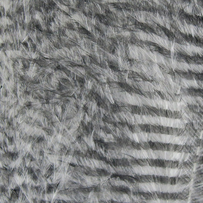 Fine Black Barred Marabou Feathers