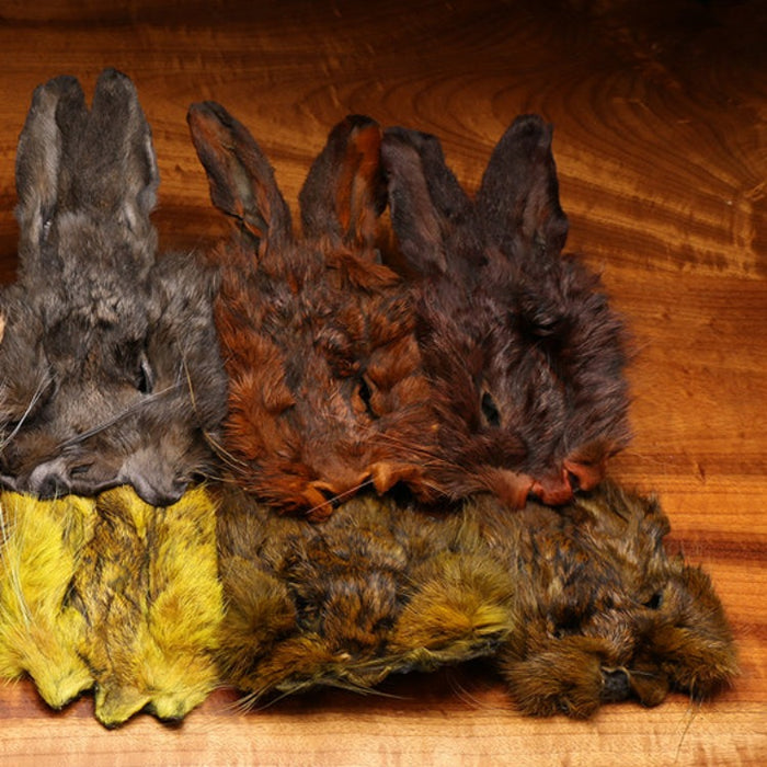 March Hare, Mottled Host ４枚 Dyed #1 Hare's Mask by Hareline at J Stockard