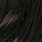 black / red